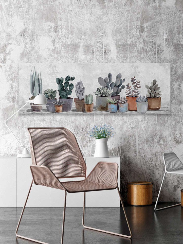 "Succulent Collection" Painting Print on Wrapped Canvas