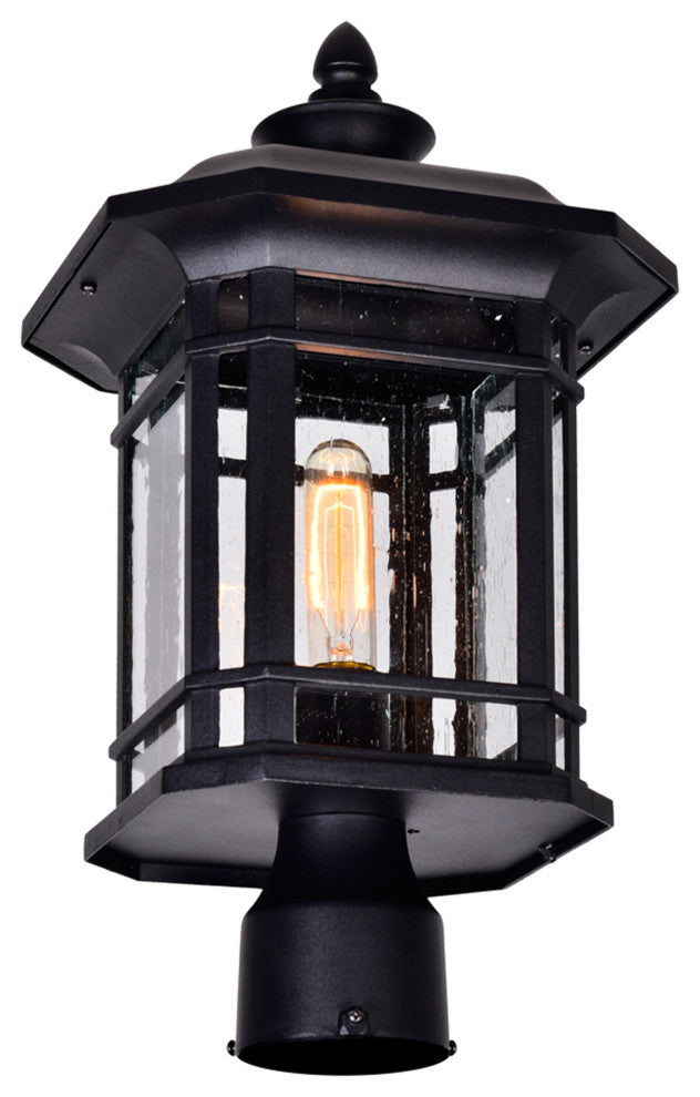 Blackburn 1 Light Outdoor Black Lantern Head