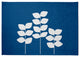 Simple Stems Spring Chenille Rug, Dark Cobalt Blue, 5'x7'
