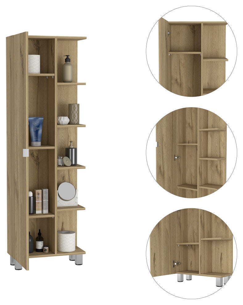 Venus Linen Cabinet, Light Oak