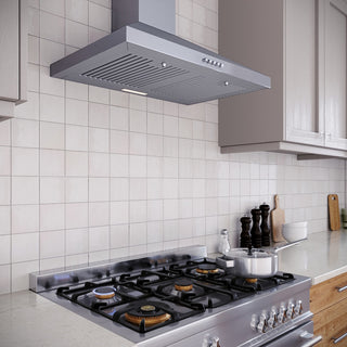 Streamline 30" Goffredo Convertible Wall Mount Range Hood, Stainless Steel