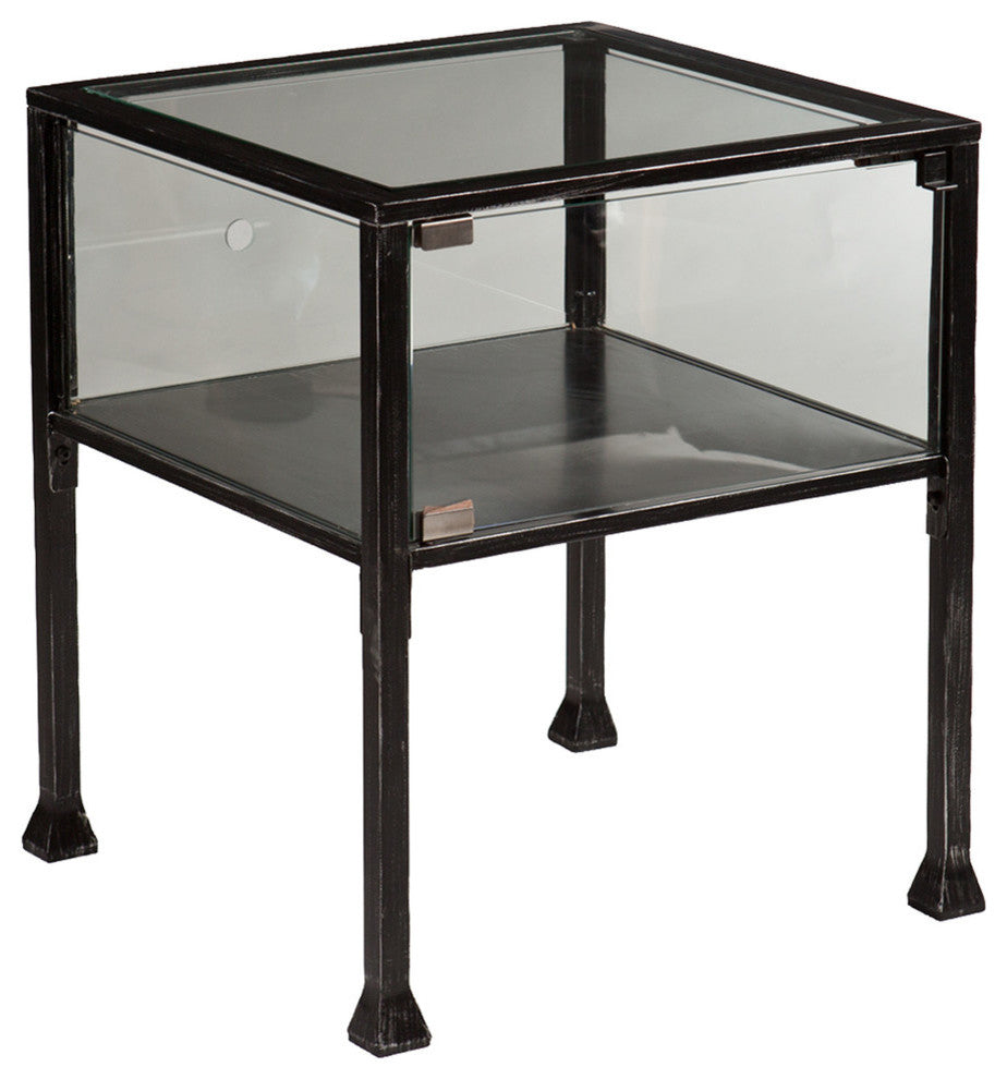 Gretta Terrarium Display End Table