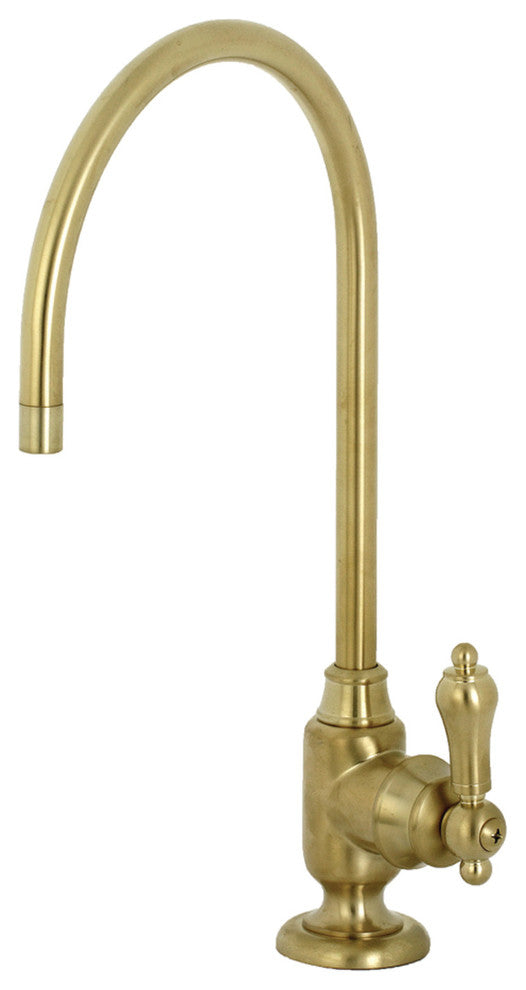 Kingston Brass Single-Handle Water Filtration Faucet, Brushed Brass
