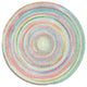 Capel Baby's Breath Medium Blue 0450_440 Braided Rugs - 9' 6" Round