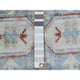 Gray Anatolian Inspired Geometric Hand Knotted Soft Wool Runner Rug, 3'1"x10'2"