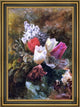 John La Farge Tulips and Hyacinths Framed Premium Canvas Print, 16"x24"