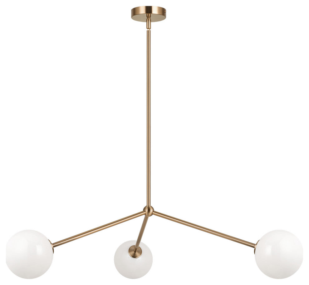 Matteo Lighting C81703AGOP Pendant, Aged Gold Brass Finish