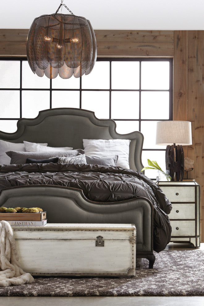 Hooker Furniture 1610-90116-EGLO Arabella 22-1/2"W Poplar and - Eglomise