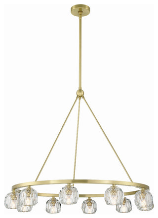 Crystorama Lighting Group ARA-10265 Aragon 10 Light 36"W LED - Soft Brass