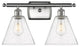 Innovations 516-2W-SN-GBC-84 2 Light Bath Vanity Light, Brushed Satin Nickel