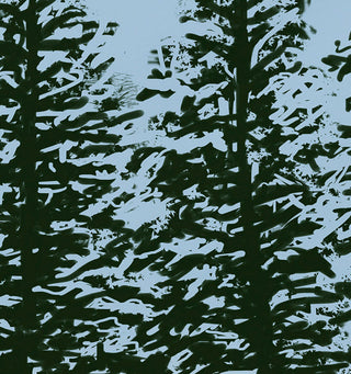 Hidden Forrest, Floral Print Placemat, Green (Set of 4), 18 x 14"