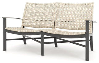 Jasper Loveseat, Textured Pewter