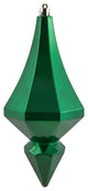 Vickerman Mc191004D 8" Green Candy Finish Diamond Finial Ornament, Pack of 2