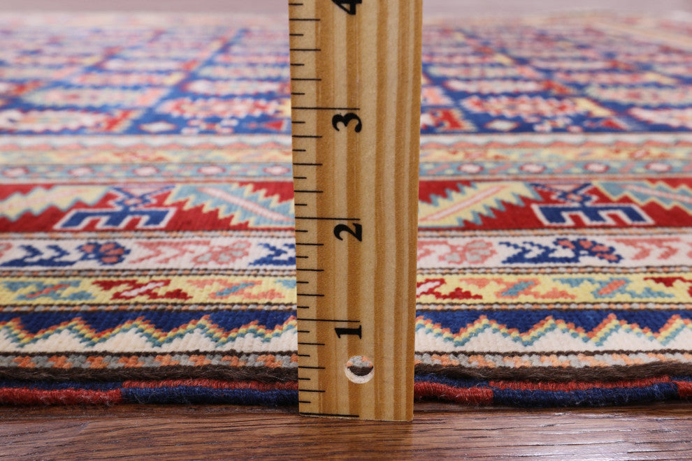 4' 10" X 6' 10" Super Kazak Handmade Rug Q5881