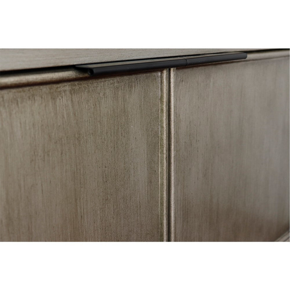 37" Single Wall Mount Vanity, Linen Brown Finish With Black Galaxy Top