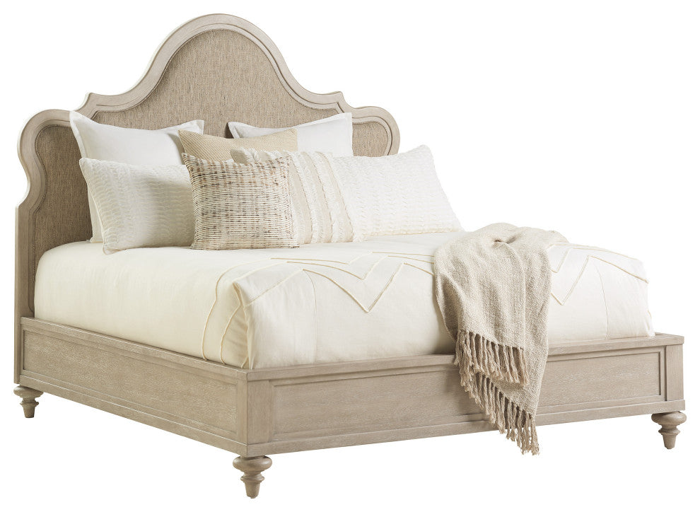 Zuma Upholstered Panel Bed 6/6 King