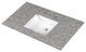 MSI VSL-ARG4922-2CM Argento Grigio 49" Granite Vanity Top - Grigio