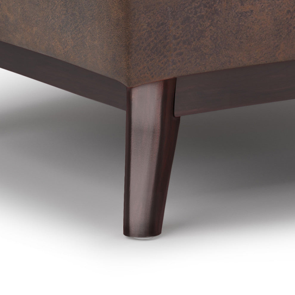 Owen Tray Top Small Coffee Table Storage Ottoman