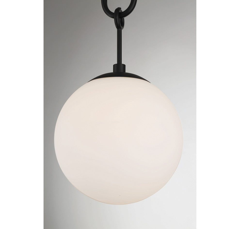 Becker 1-Light Matte Black Pendant