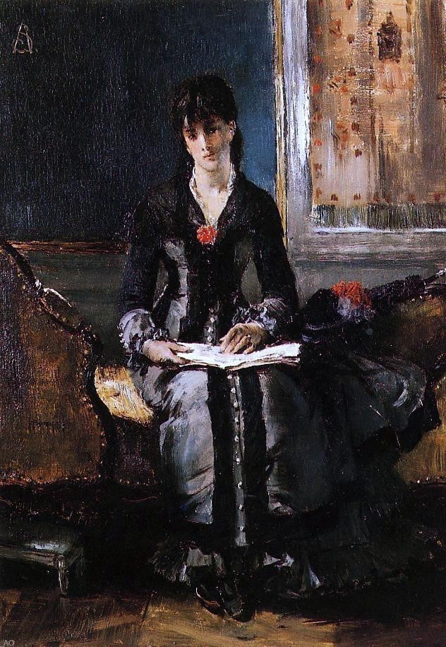 Alfred Emile Leopold Stevens Portrait of a Young Woman Wall Decal
