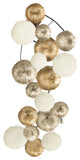 Retro Modern 39" Metallic Metal Wall Art