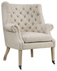Modern Sand Chart Upholstered Fabric Lounge Chair