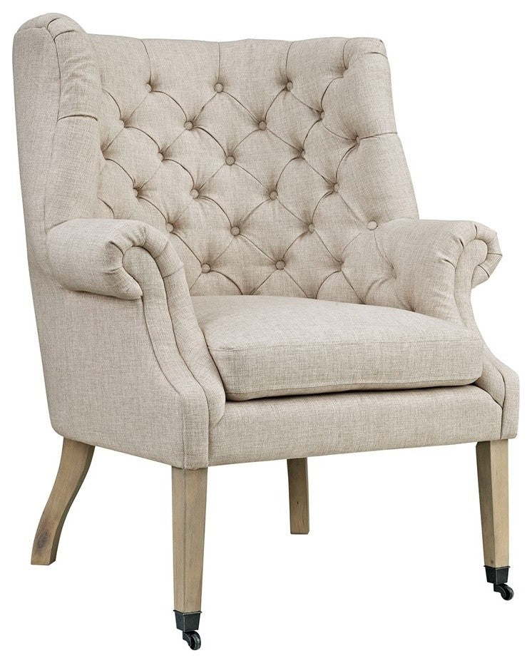 Modern Sand Chart Upholstered Fabric Lounge Chair