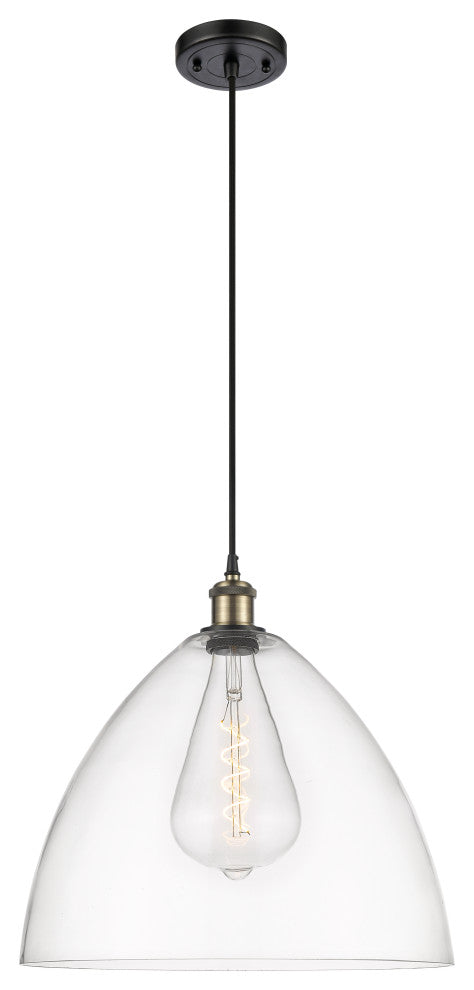 Innovations 516-1P-BAB-GBD-162 1-Light Pendant, Black Antique Brass
