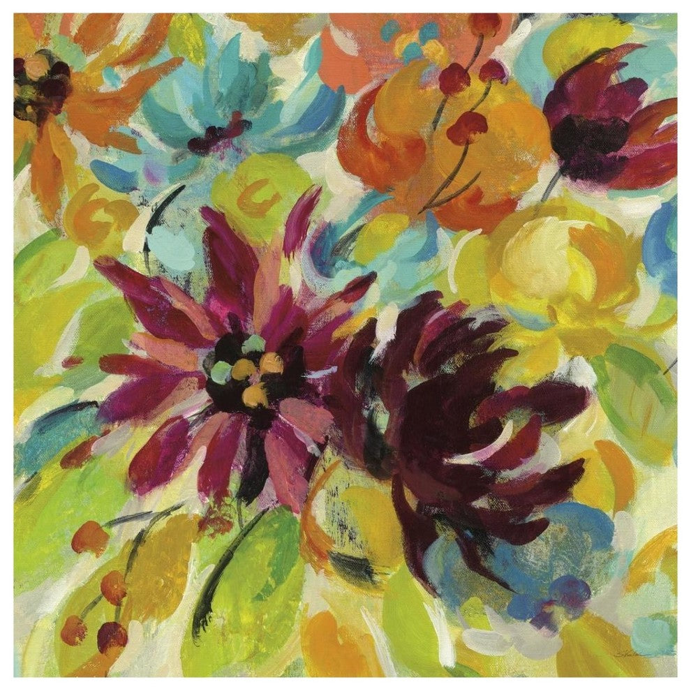 "Autumn Joy III" Digital Paper Print by Silvia Vassileva, 38"x38"