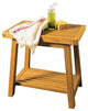 Bath Stool, Side Table, Shower Bench, 18"