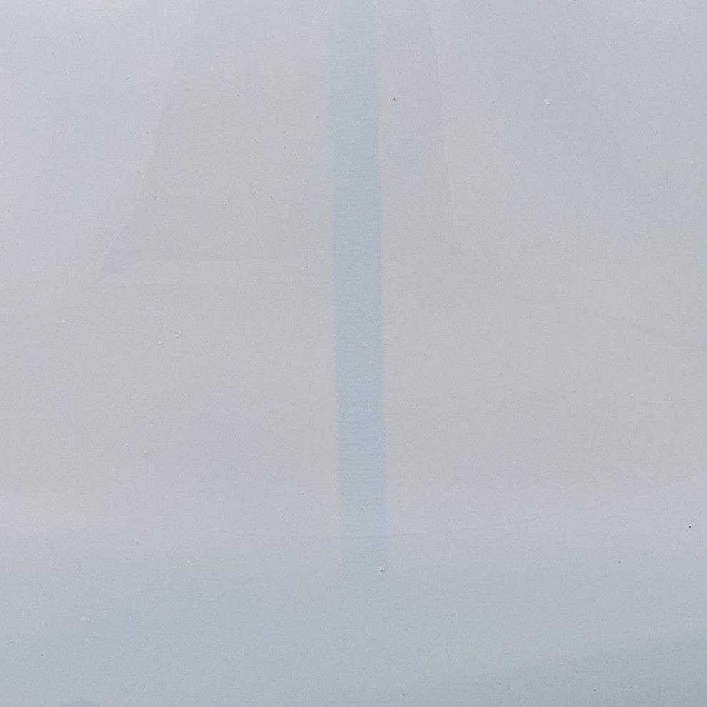 Classic Elegant Light Blue Round Glass Table Lamp 26in Traditional Vintage Style