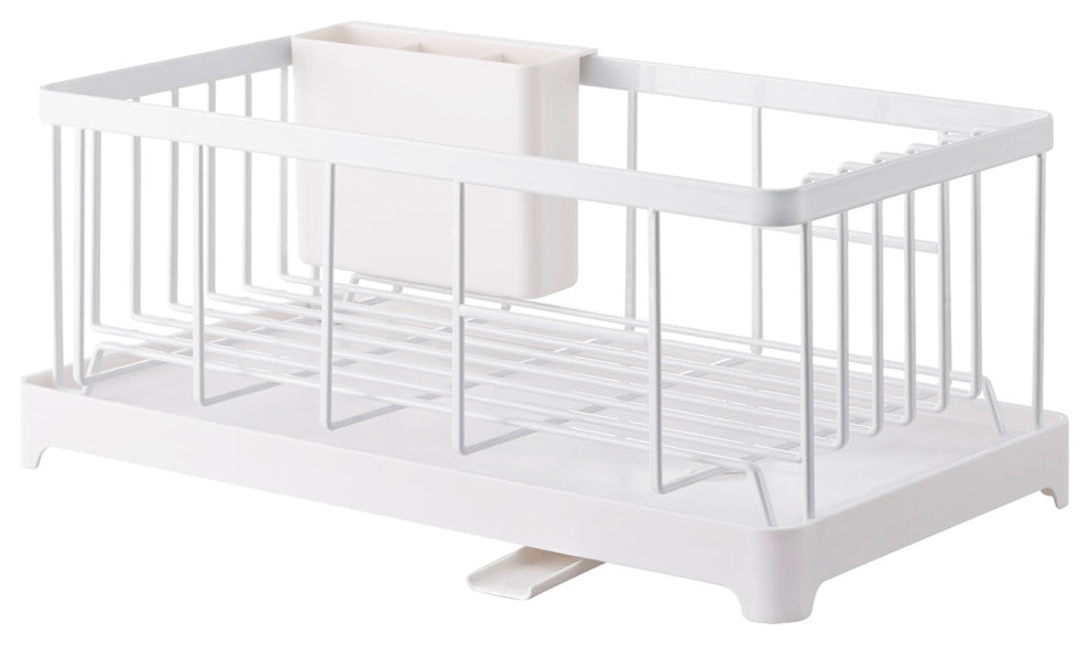 Tower Wire Dish Drainer Rack, White