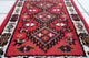 Handmade Vintage Persian Hamadan Mat 1.3'x1.8', 40cmx56cm 1970s