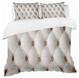 Diamond Shaped Leather Couch Modern Duvet Cover Set, King