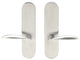Stratus Lever, Full Dummy Tubular Pair, Left Hand, Satin Stainless Steel
