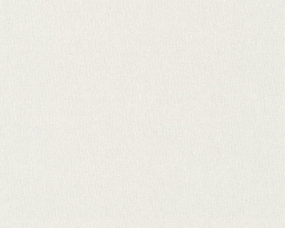 Best of Vlies, Floral Patterns Modern Classic Stripes White Wallpaper Roll