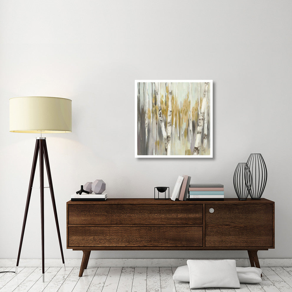 "Silver Birch I" Digital Paper Print by Julia Purinton, 32"x32"