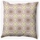 18" x 18" Sun Tile Indoor/Outdoor Polyester Throw Pillow, Pomegranate