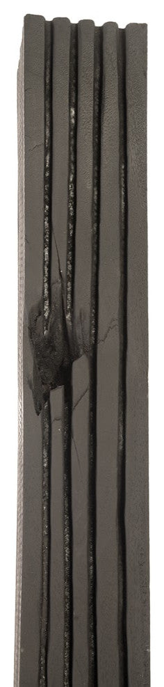 Black Wood Abstract Sculpture, 6x5x82"