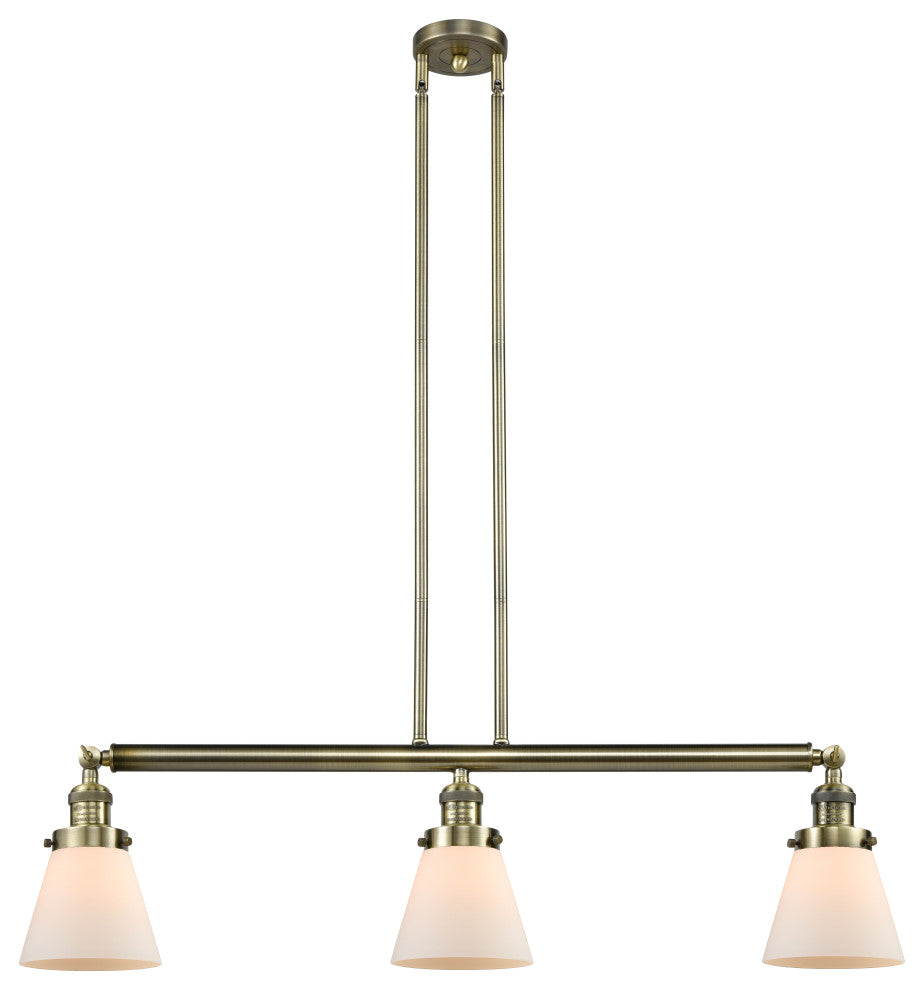 Innovations Lighting 213-Ab-S-G61-Led 3 Light Dimmable Led Island Light