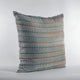 Plutus Blue Lane Stripe Luxury Throw Pillow, 20"x36"