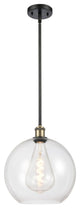 Innovations 516-1S-BAB-G122-12 1-Light Mini Pendant, Black Antique Brass