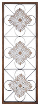 Framed Floral Print Scroll Wall Art