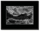 Eastern Mediterranean Old Monochrome Map Print On Canvas With Frame, 16" X 21"