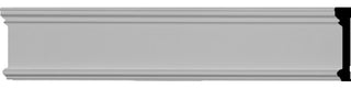 Pierced Moulding Backplate, fits Pierced Moulding Heights 2" and under
