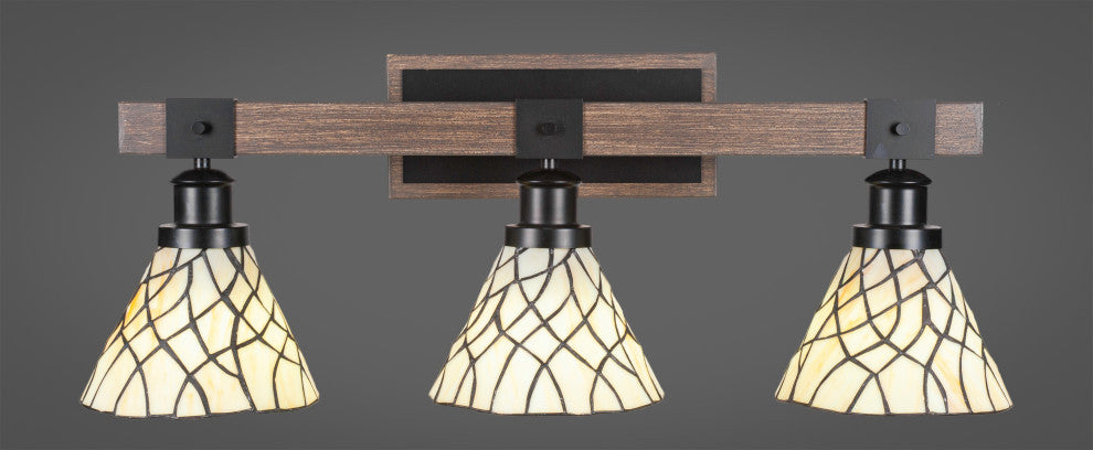 Tacoma 3-Light Bath Bar, Sandhill Art