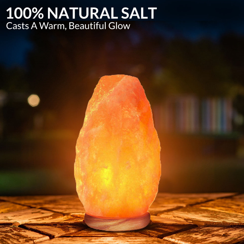 Himalayan Glow Large Salt Lamp, 8-11 lbs, Set of 2