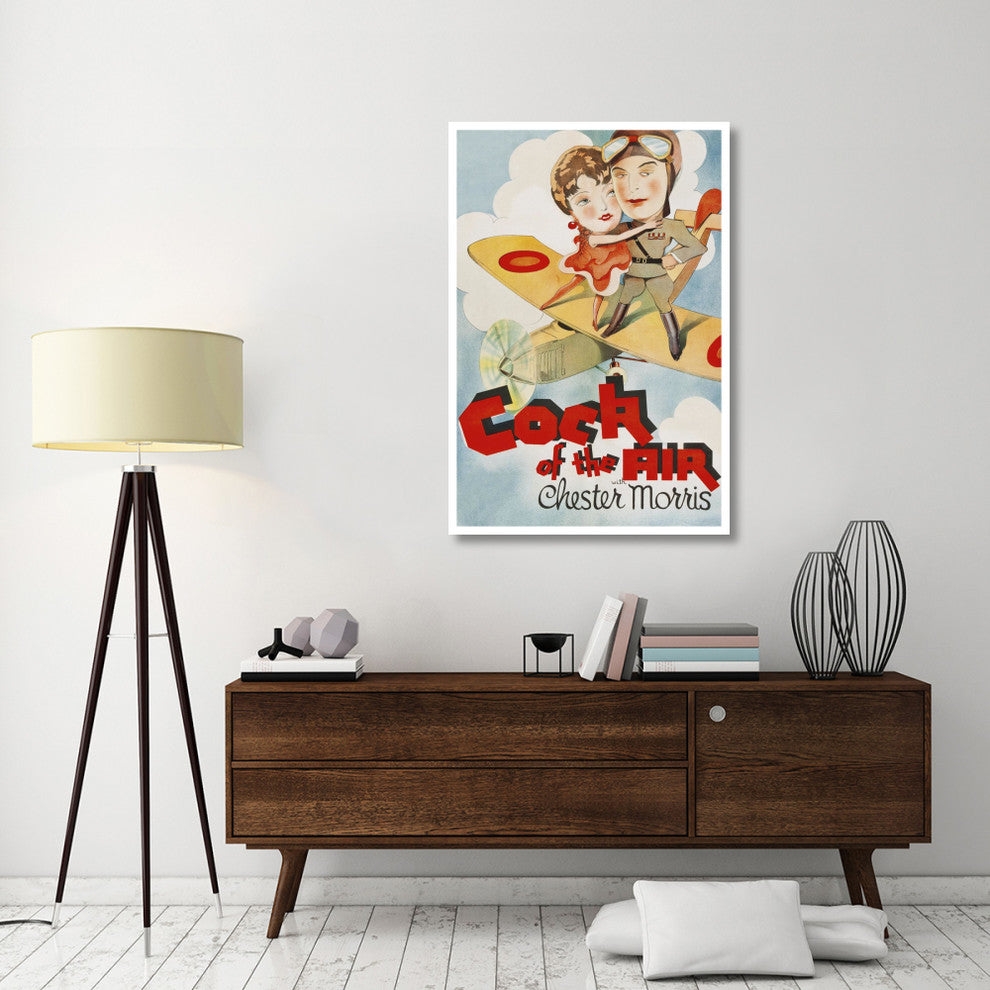"Vintage Film Posters: Cock of the Air" Paper Art, 34"x50"