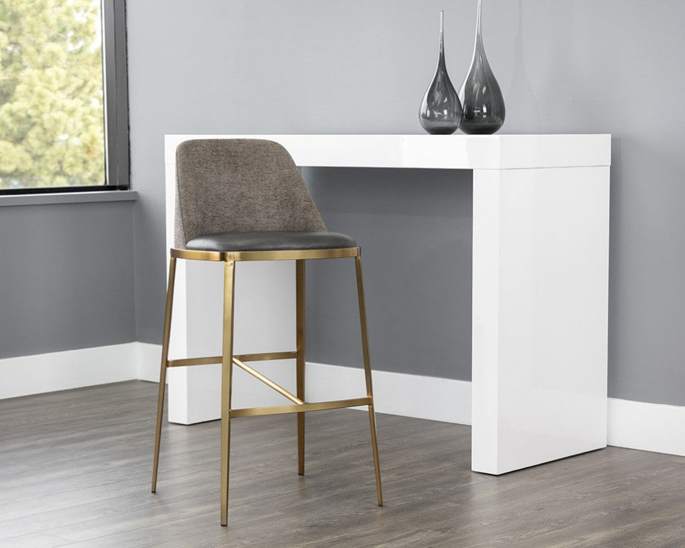 Dover Barstool, Bravo Portabella/Sparrow Gray