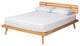 Heather Rustic Brown Platform Bed, Full